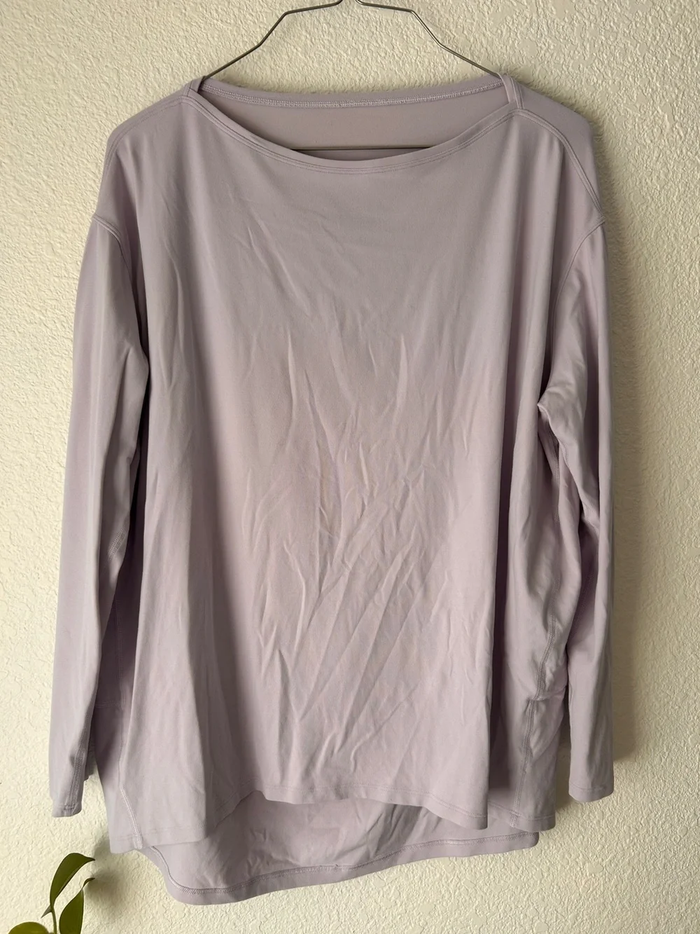lululemon athletica Light Lavender Long-Sleeve Women's Tee
